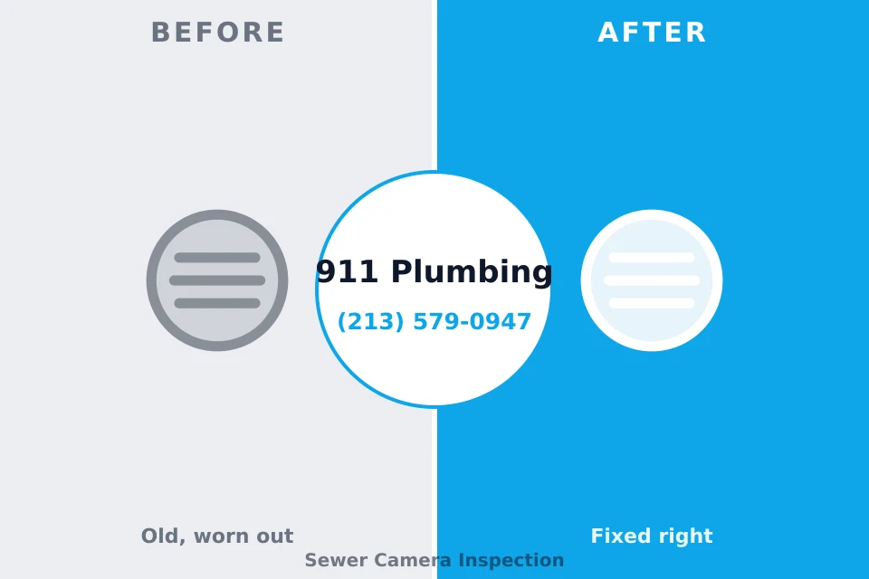 Before and after: plumbing repair Fruit Heights, UT